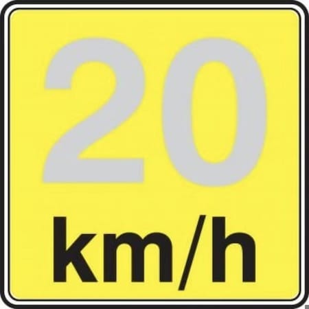 Accuform CANADIANSPECIF IC TRAFFIC SIGNS 24 in  X FRW30820DP